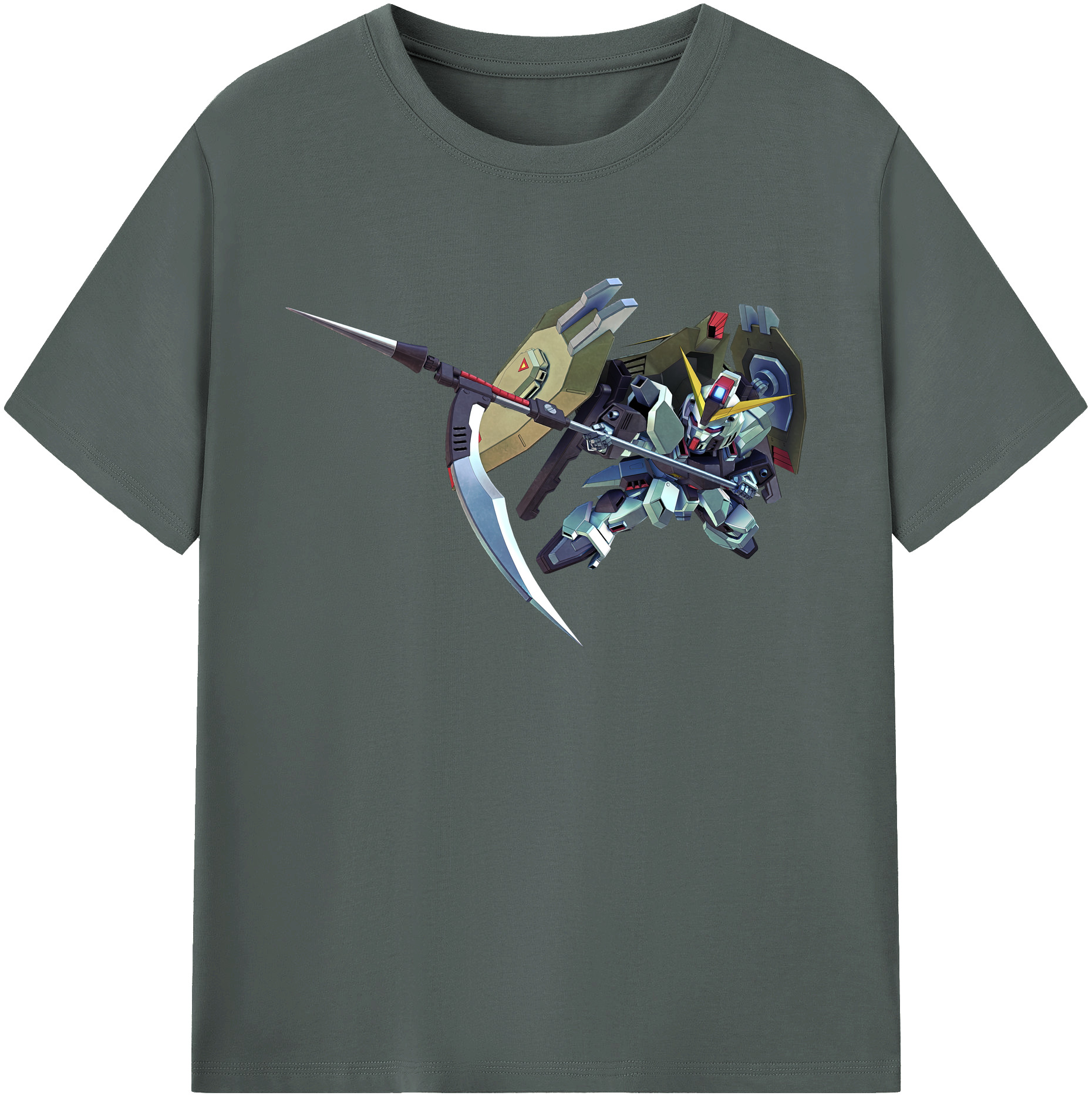 （画像用） 機動戦士ガンダム Mobile Suit Gundam 綿100％ メンズ半袖Tシャツ｜肌触りやわらか＆通気性